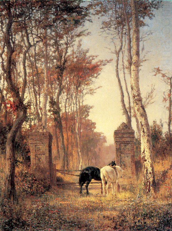 In the Park- The Village of Veules in Normandy, Polenov, Vasily